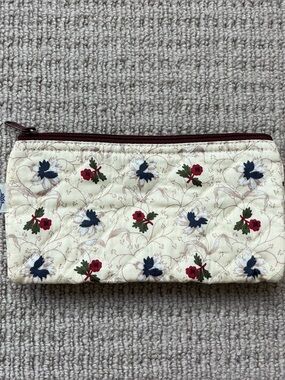 Vintage Naraya floral quilted wallet